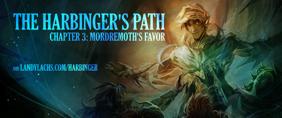 Banner art for 'The Harbinger's Path'
