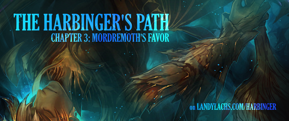 Banner art for 'The Harbinger's Path'